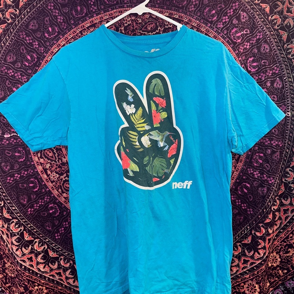 Neff Blue Graphic Tee